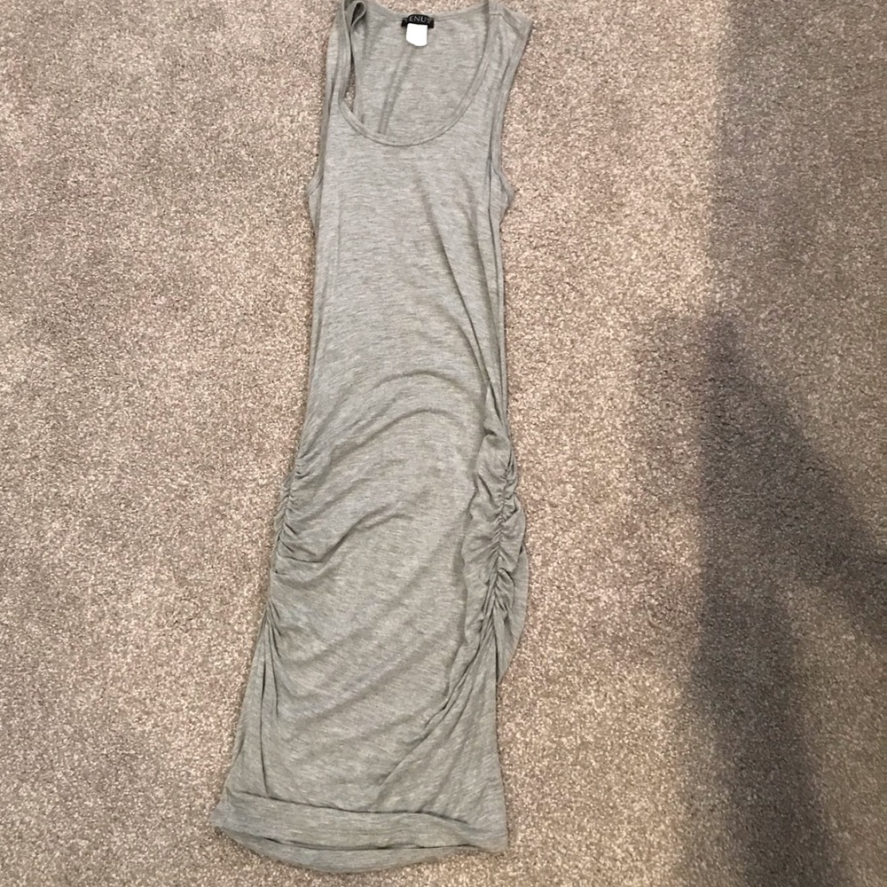 Gray tank top dress